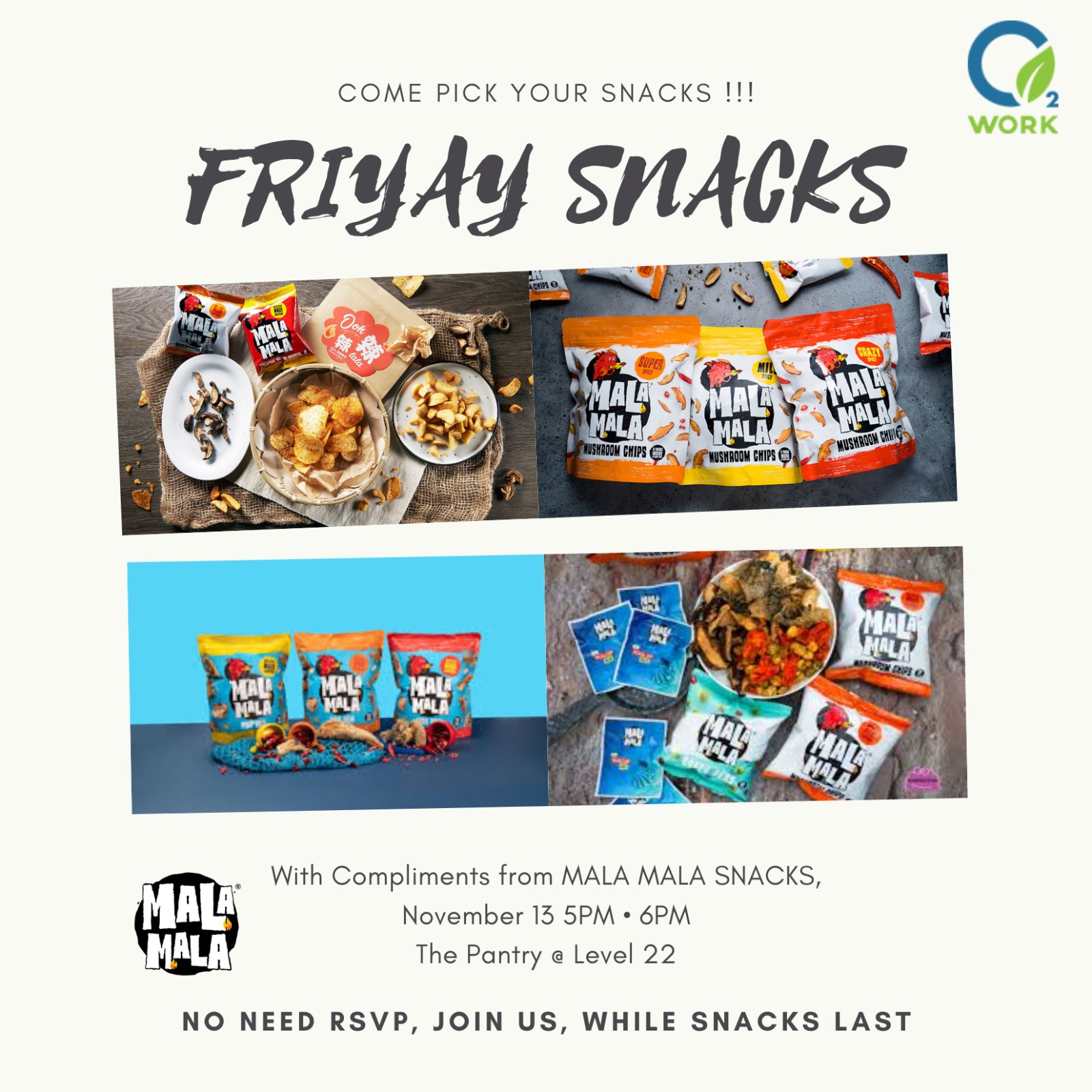 MalaMala Snacks Tasting Session